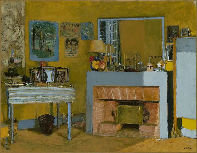 Vuillardin huone Clayesissä - Édouard Vuillard