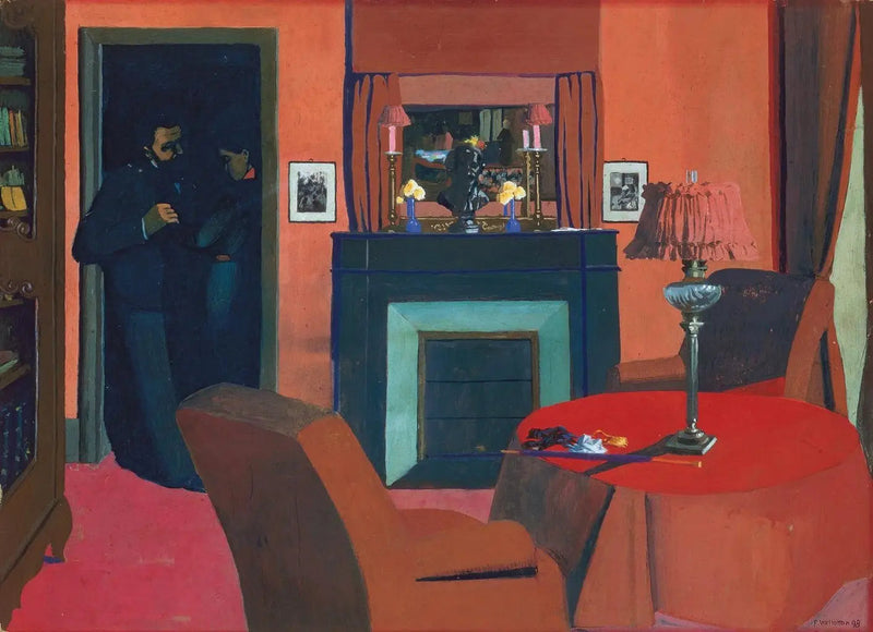 Punainen huone - Félix Vallotton