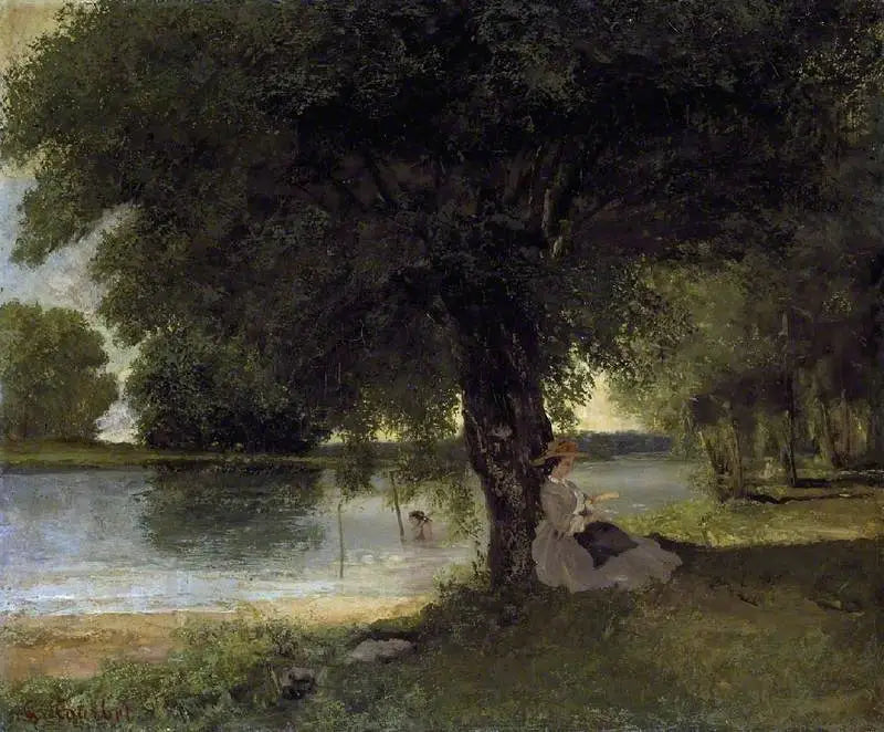 La Charente Port-Bertaudissa - Gustave Courbet