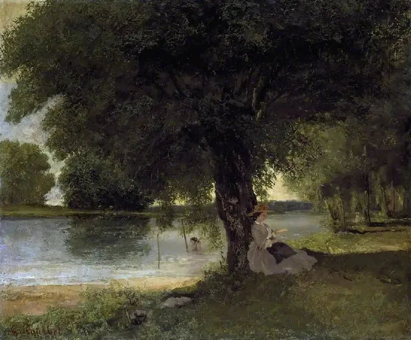 La Charente Port-Bertaudissa - Gustave Courbet