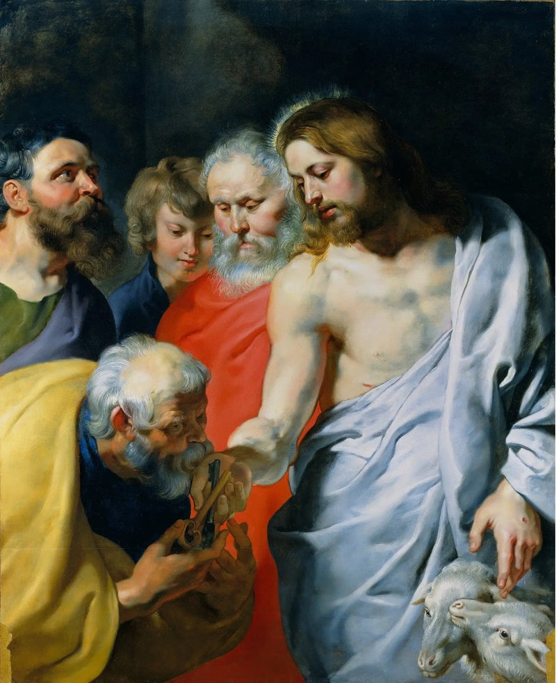 Kristuksen ristiinnaulitseminen Pietarille - Peter Paul Rubens