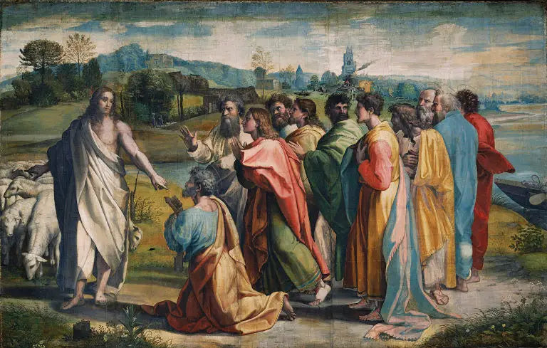 Kristuksen lataus Pietarille - Raphael Sanzio