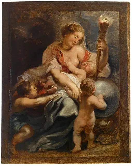 Hyväntekeväisyys valaisee maailman - Peter Paul Rubens