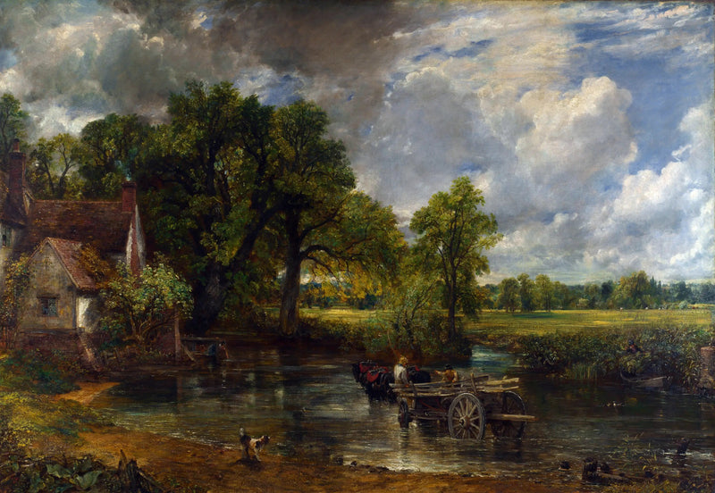 Heinävaunu - John Constable