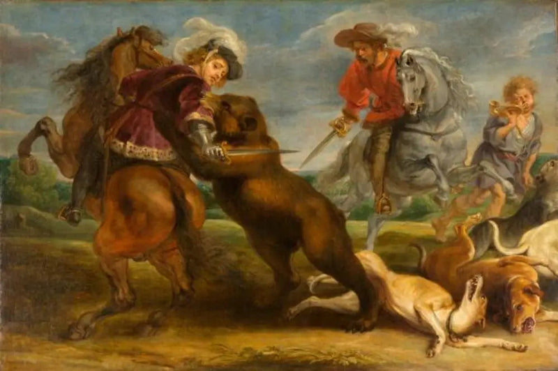 Karhunmetsästys - Peter Paul Rubens