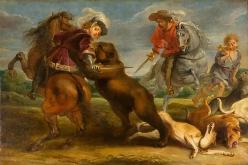 Karhunmetsästys - Peter Paul Rubens