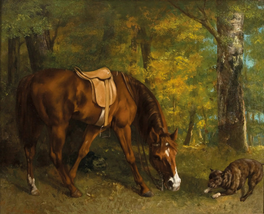 Foxin metsästys - Gustave Courbet