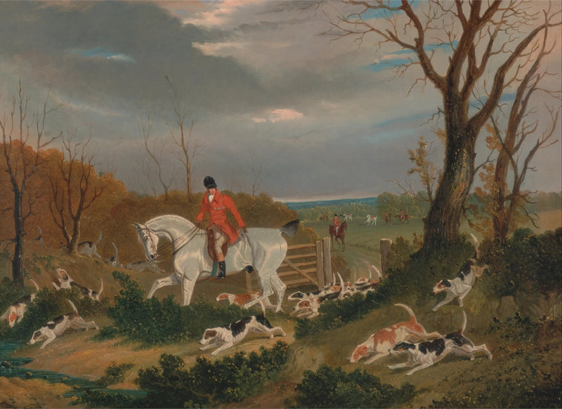 Suffolkin metsästys: Kohti peitettä Herringswellin lähellä - John Frederick Herring, Sr.