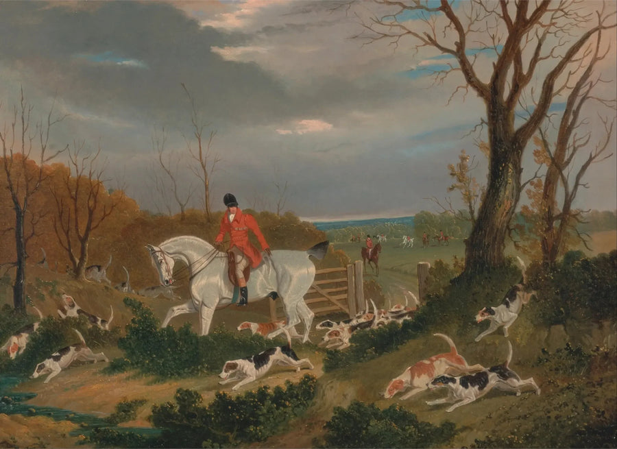 Suffolkin metsästys: Kohti peitettä Herringswellin lähellä - John Frederick Herring, Sr.