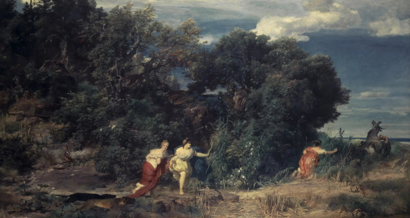 Dianan metsästys - Arnold Böcklin