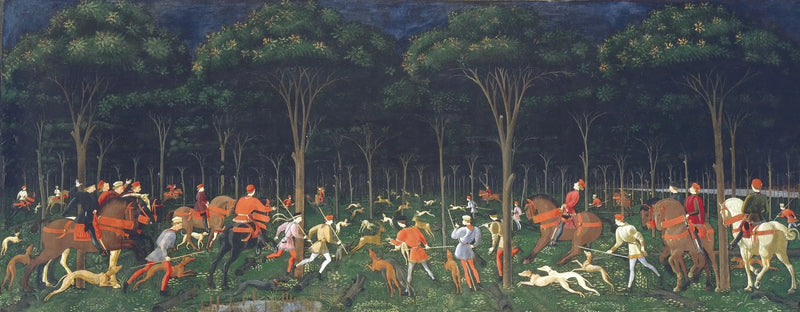 Yön metsästys - Paolo Uccello