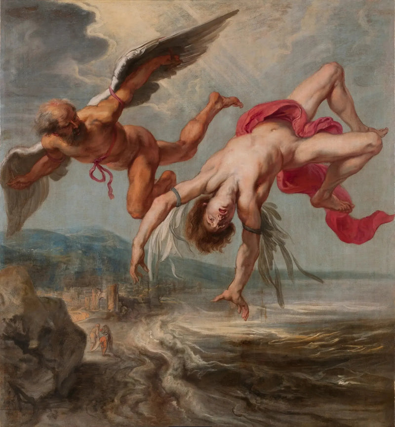 Ikaroksen pudotus - Peter Paul Rubens