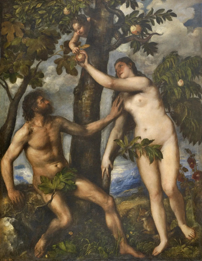 Ihmisen lankeemus - Titian