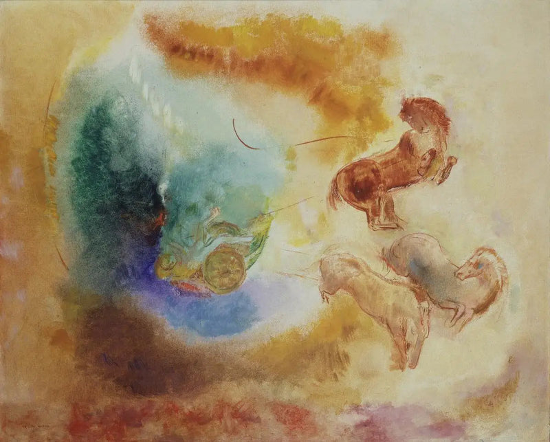 Phaëtonin kaatuminen - Odilon Redon