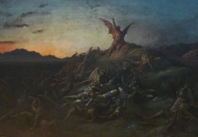 Anarkisten enkeleiden pudotus - Gustave Doré