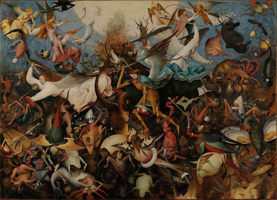 Kapinallisten enkeleiden putoaminen - Pieter Brueghel vanhempi