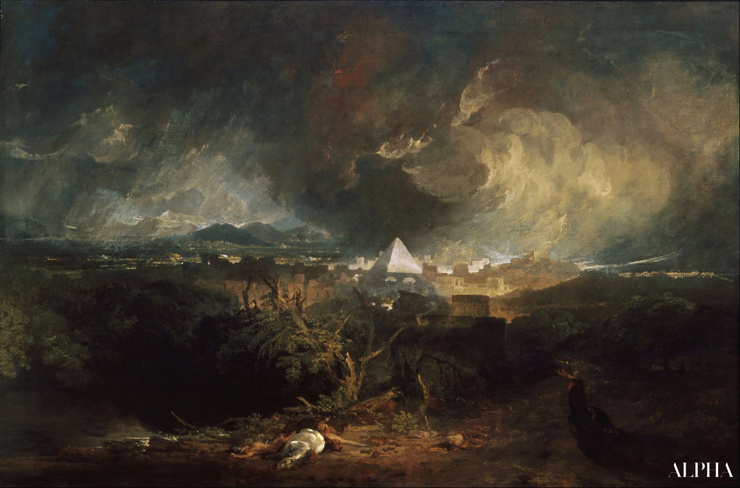 La Cinquième Plaie d'Égypte - William Turner - Reproductions de tableaux et peintures haut de gamme