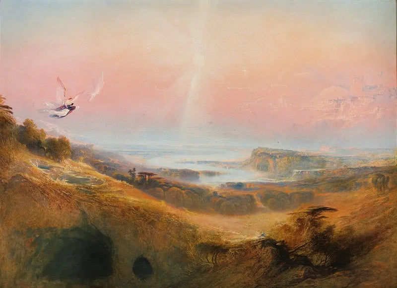 Taivaan kaupunki ja onnen joki - John Martin