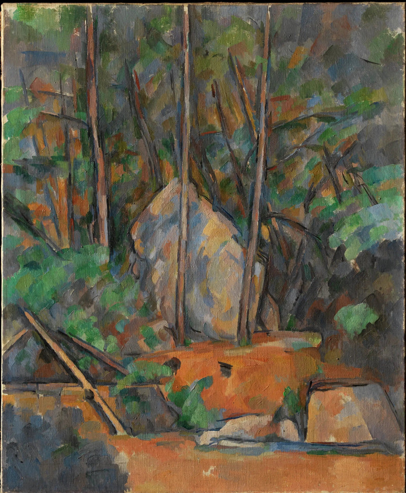 Säiliö Mustan linnan puistossa - Paul Cézanne
