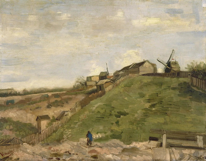 Montmartren kukkula ja kivilouhos - Vincent van Gogh