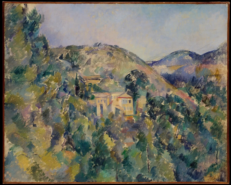 Köyhien kukkula lähellä Château Noiria, näkymä Saint-Josephiin - Paul Cézanne