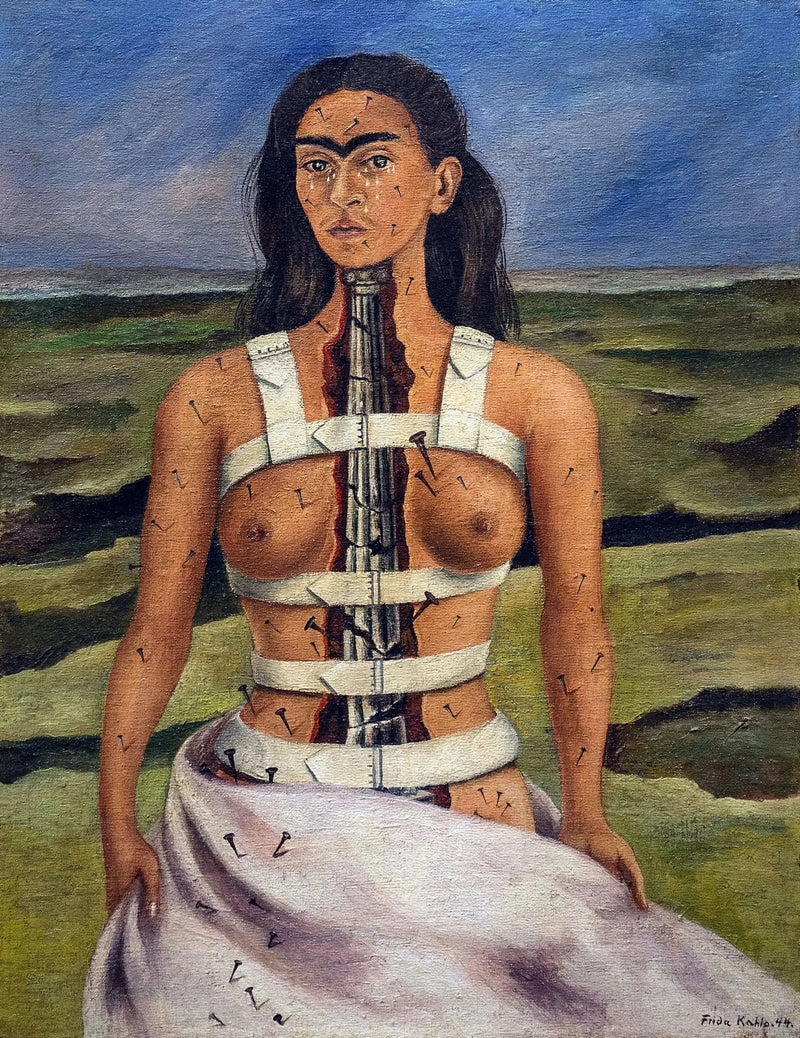 Murtunut pylväs - Frida Kahlo