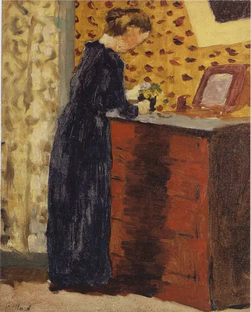 Punainen lipasto - Édouard Vuillard