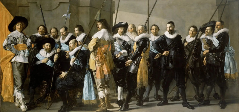 Kapteenin Reinier Réaelin yritys, tunnettu nimellä « La Maigre Compagnie » - Frans Hals