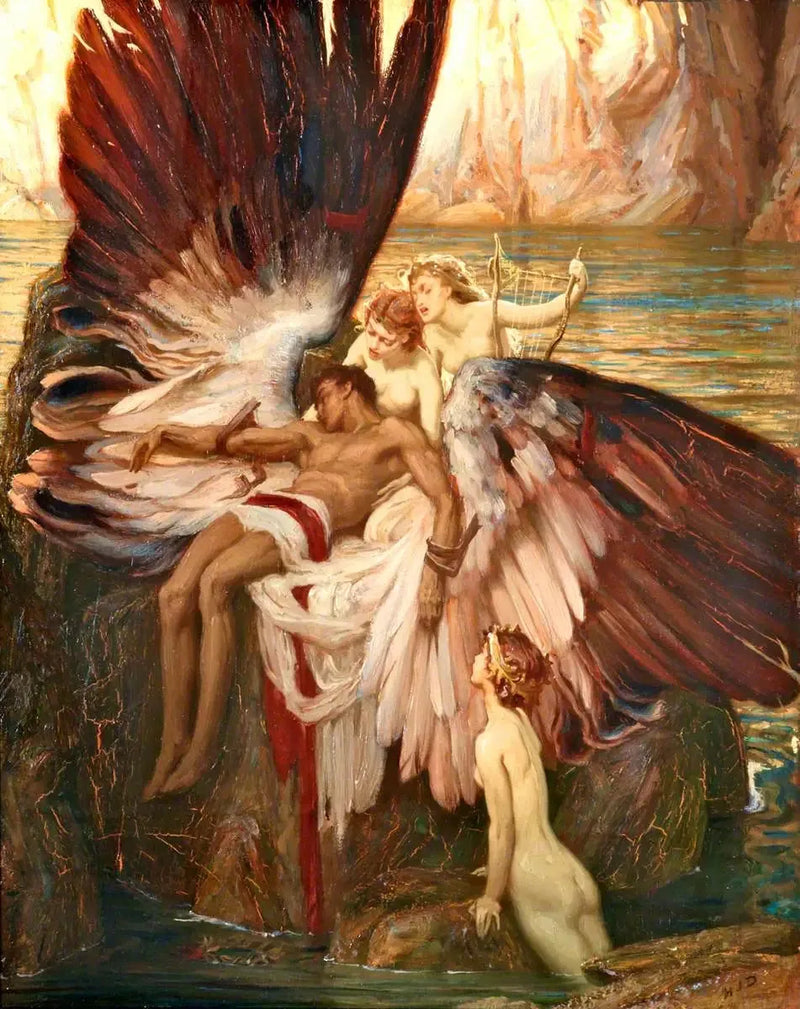 Ikaroksen valitus - Herbert Draper