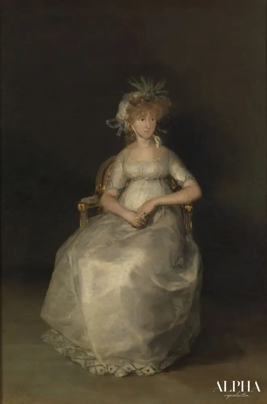 La Comtesse de Chinchón - Francisco de Goya - Reproductions de tableaux et peintures haut de gamme