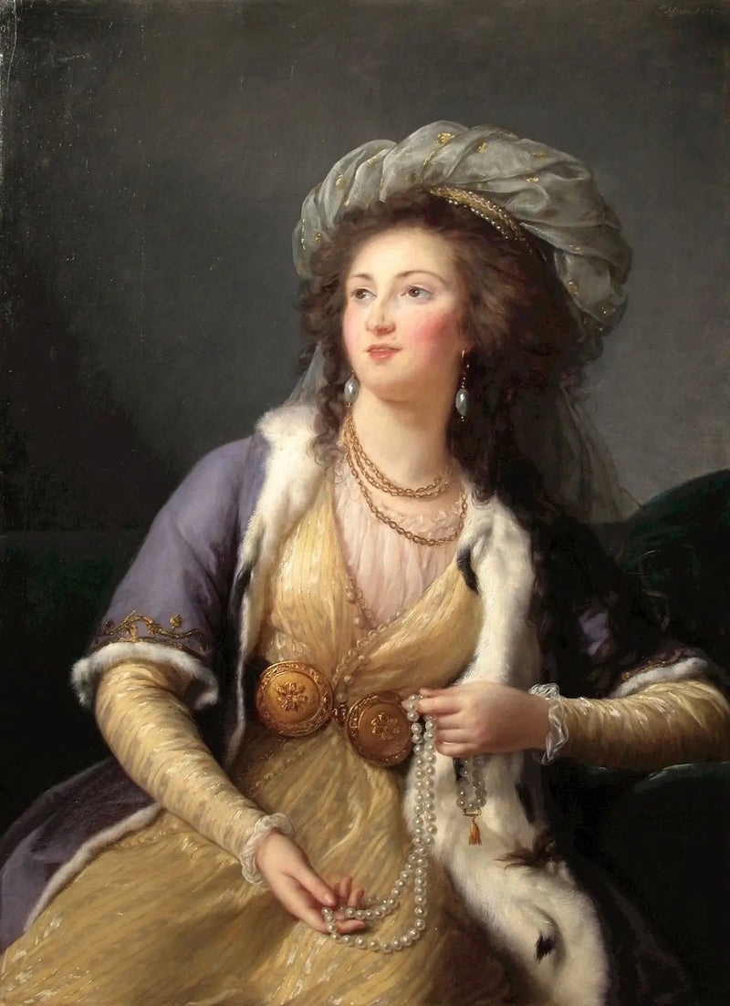 La Comtesse de Clermont-Tonnerreen sultane - Elisabeth Vigeé Le Brun