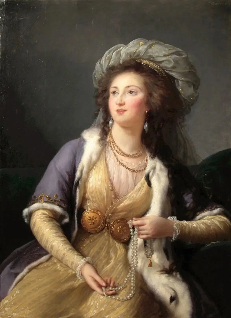 La Comtesse de Clermont-Tonnerreen sultane - Elisabeth Vigeé Le Brun