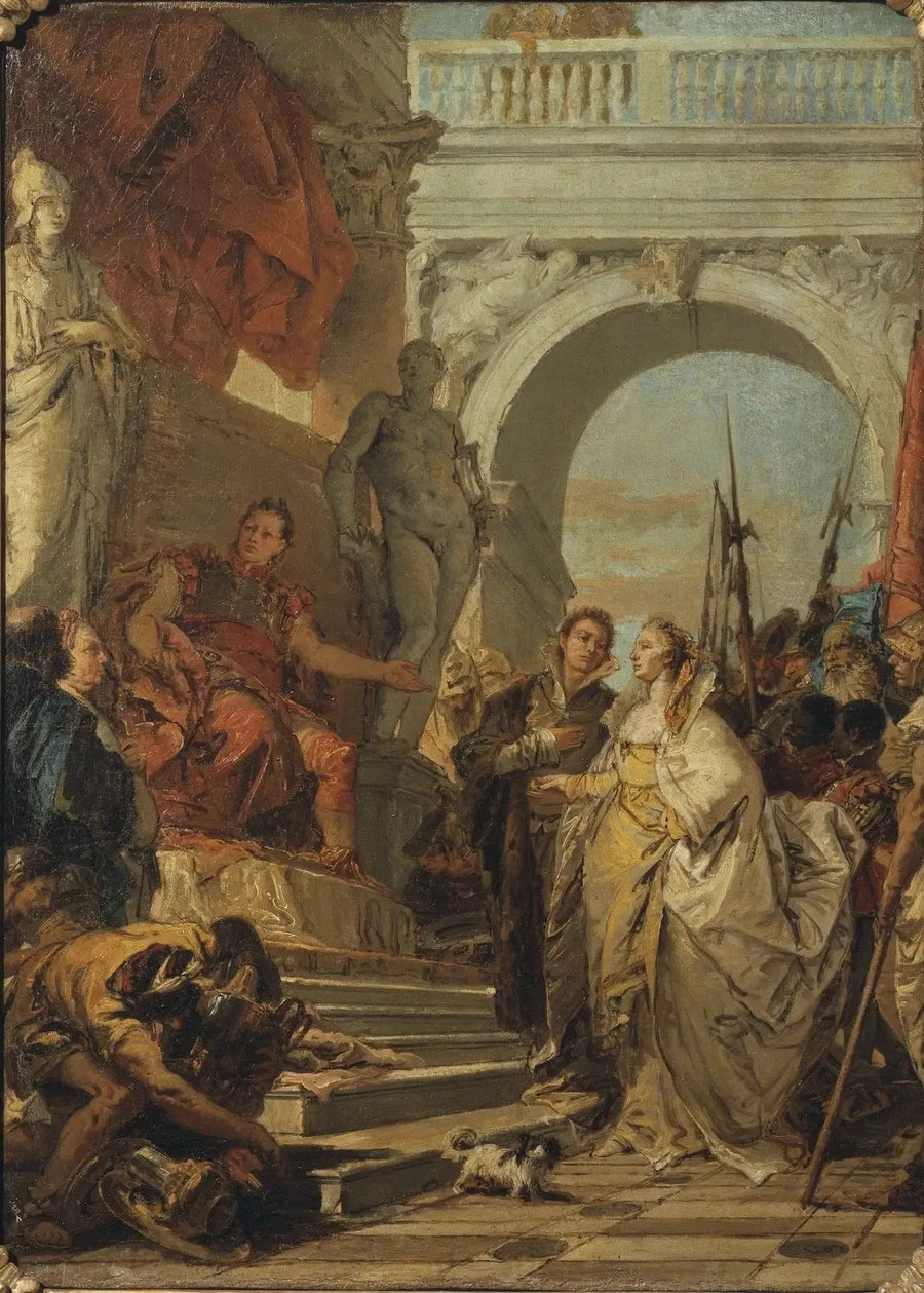 Scipionin siveyden hallinta - Giovanni Battista Tiepolo