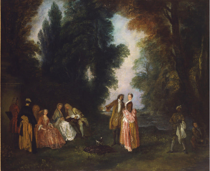 Keskustelu - Antoine Watteau