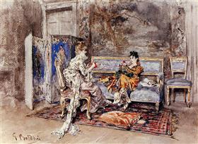 Keskustelu - Giovanni Boldini