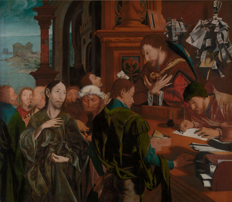 Matteuksen muunnos - Marinus van Reymerswale