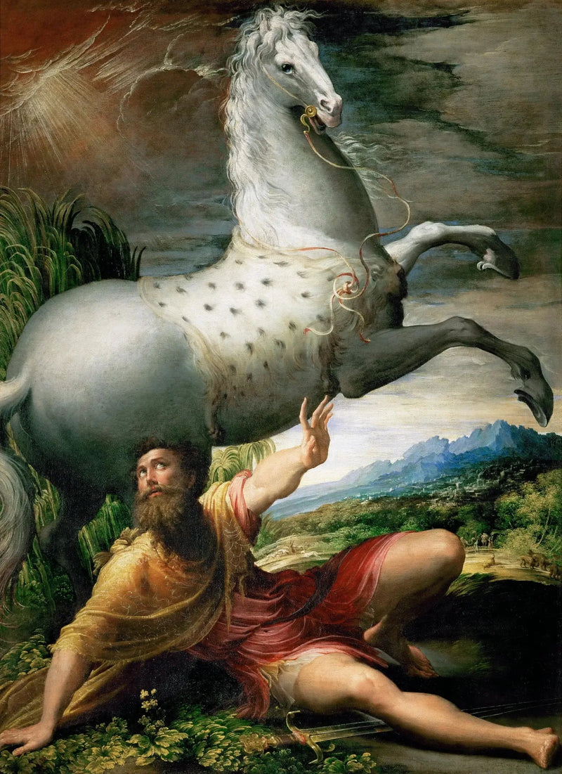 Pyhän Paavalin kääntyminen - Parmigianino