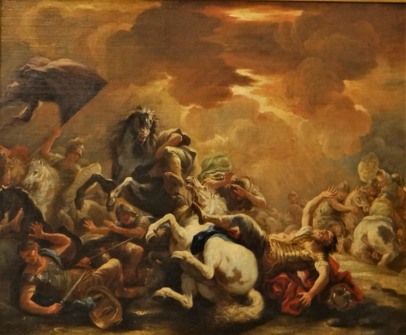 Pyhän Paavalin kääntyminen Damaskoksen tiellä - Luca Giordano