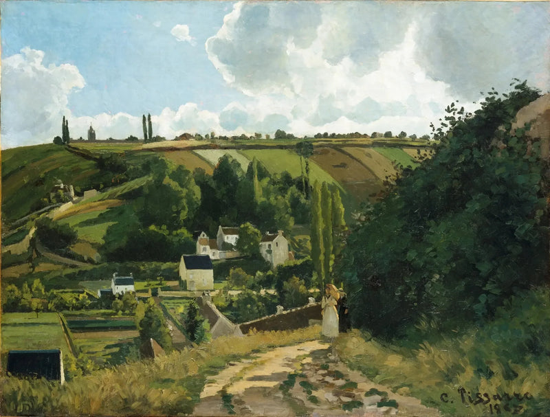Jallaisin ranta, Pontoise - Camille Pissarro