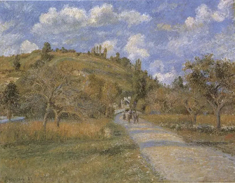 Valhermeilin ranta, Auvers-sur-Oise - Camille Pissarro