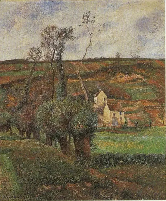 Lizardin ranta Pontoisessa - Camille Pissarro