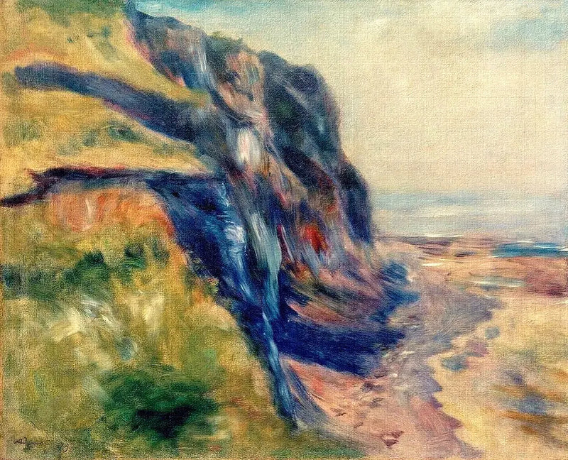 Rannikko lähellä Dieppe - Pierre-Auguste Renoir