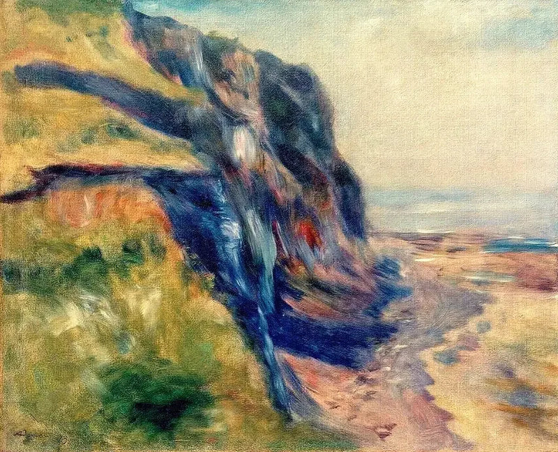 Rannikko lähellä Dieppe - Pierre-Auguste Renoir