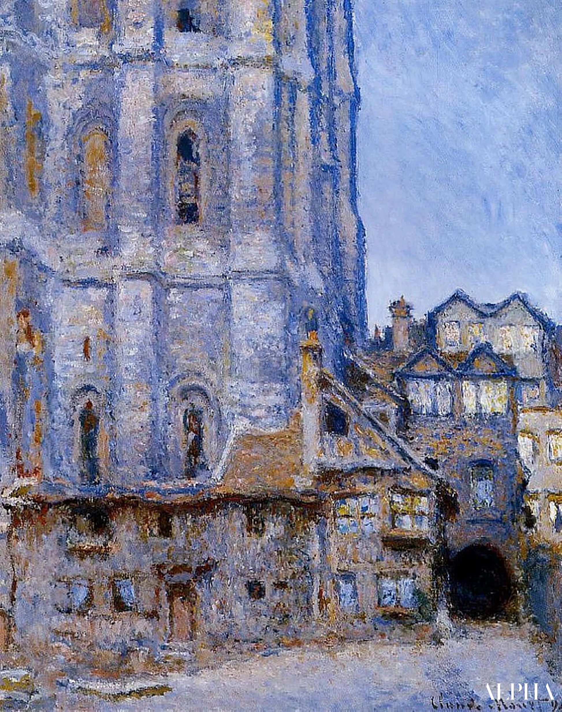 Albanen court (W1317) - Claude Monet - Taulujen ja korkealaatuisten maalauksien reproduktiot