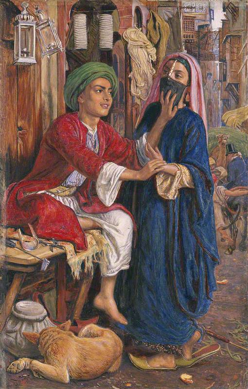 Lyhtyjen valmistajan piha - William Holman Hunt