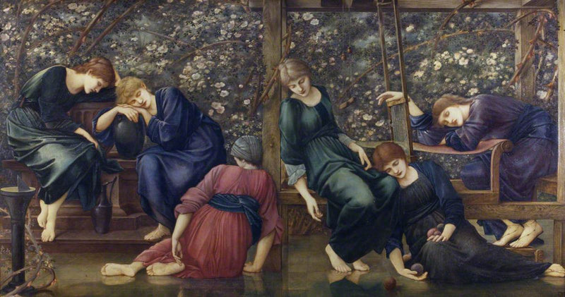 La Cour du Jardin (Briar Rose -sarjasta) - Edward Burne-Jones