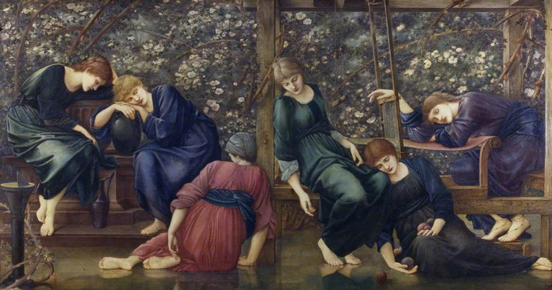 La Cour du Jardin (Briar Rose -sarjasta) - Edward Burne-Jones