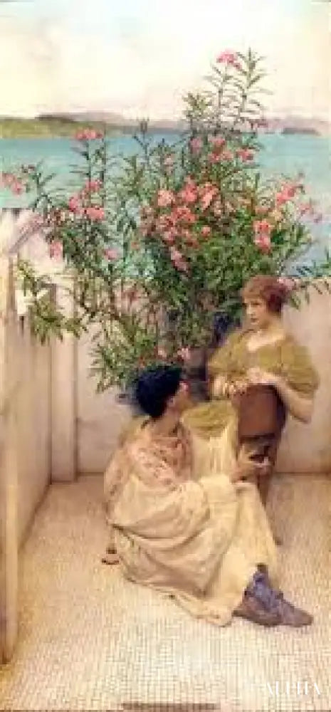 La cour - Lawrence Alma-Tadema Reproductions de tableaux à la peinture à l’huile