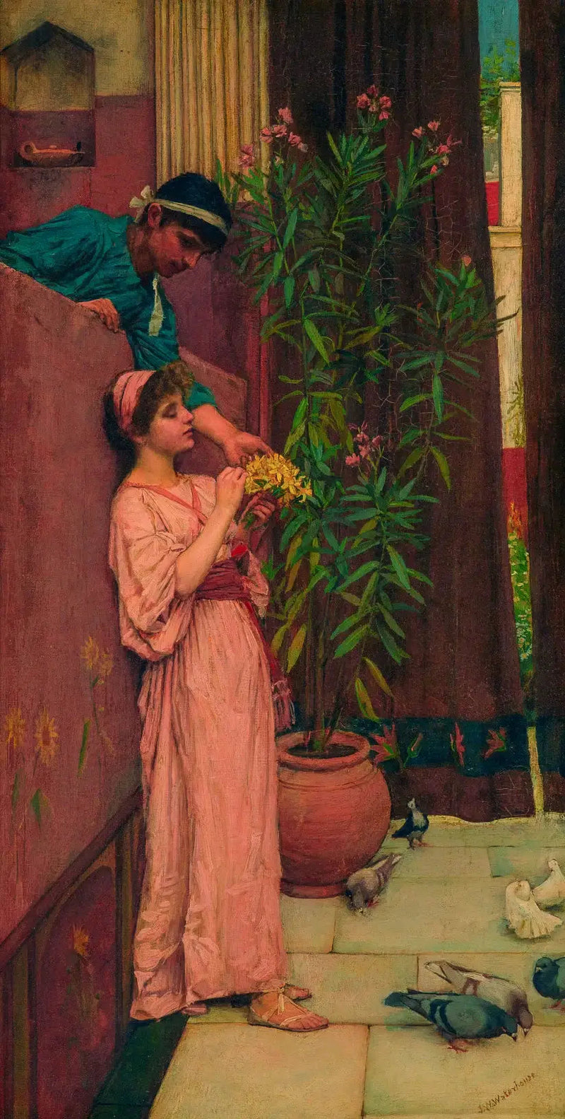 Hovi / Makeat uhrit - John William Waterhouse