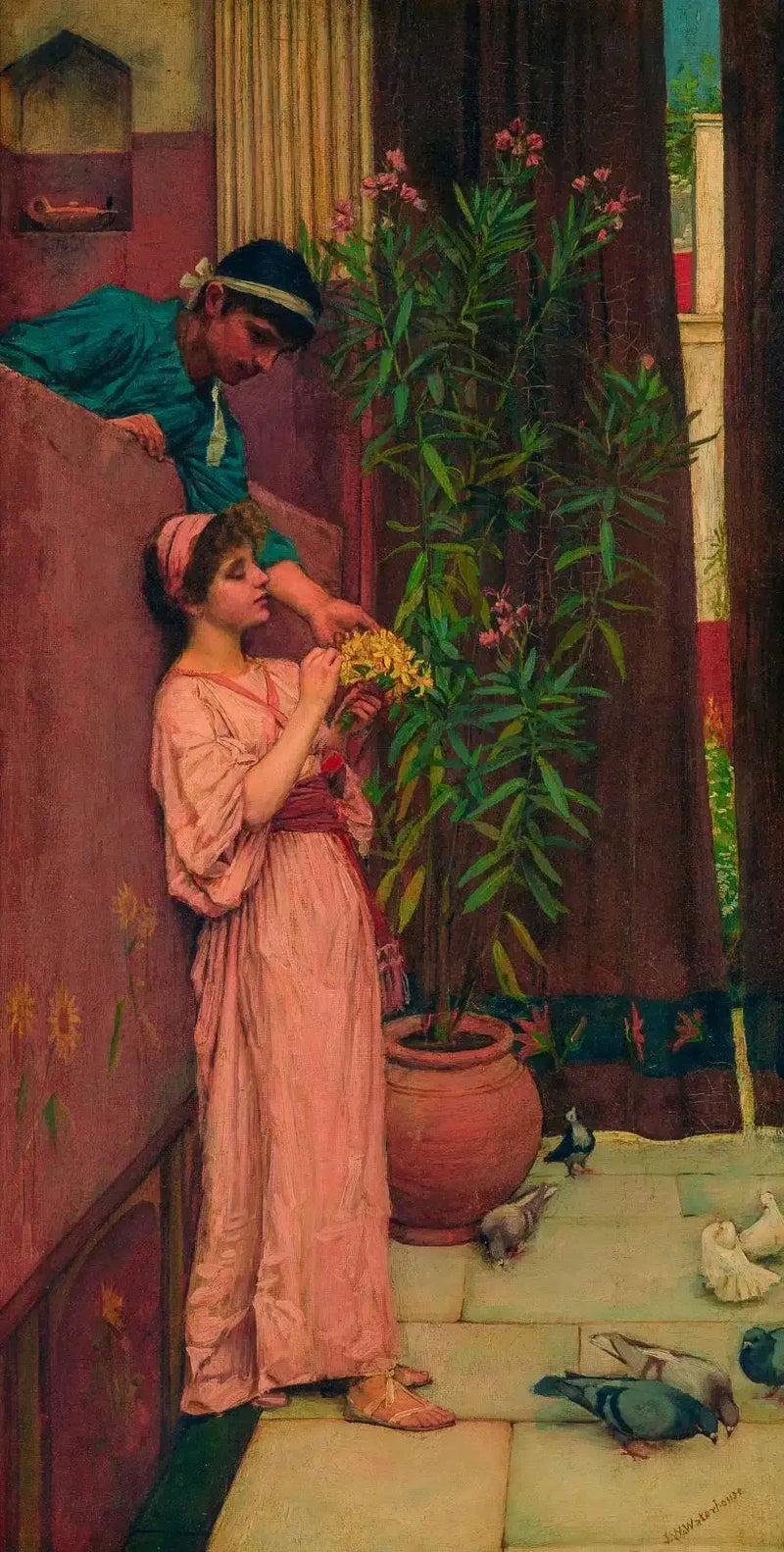 Hovi / Makeat uhrit - John William Waterhouse